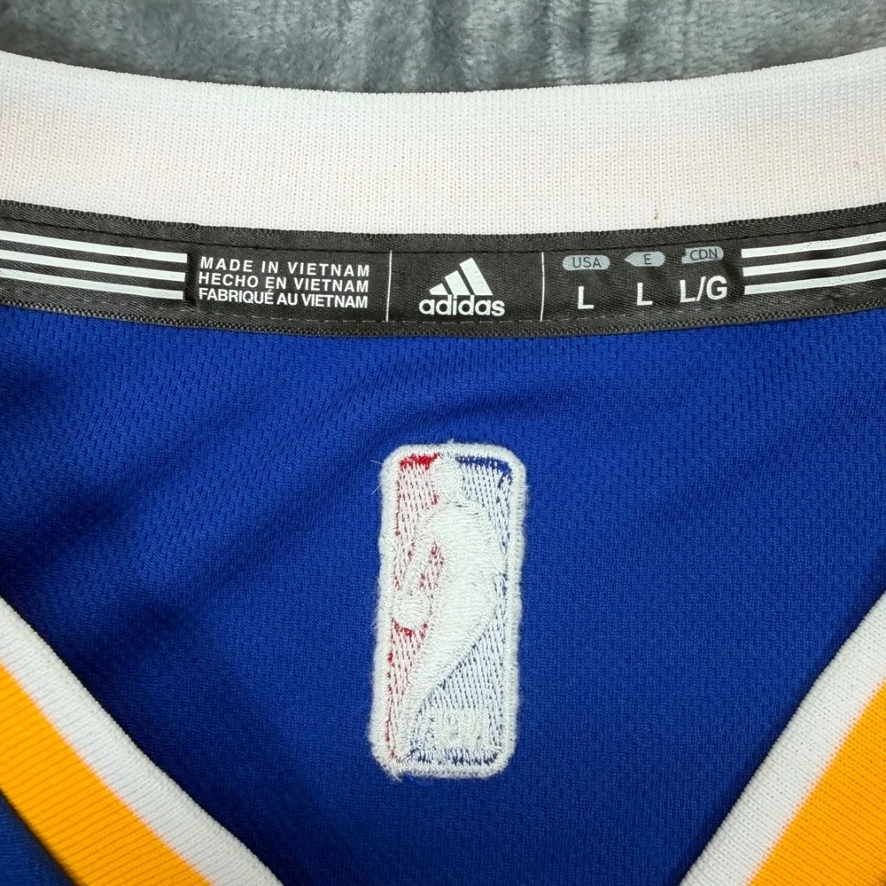 EUC Adidas NBA Golden State Warriors Draymond Green 23 Jersey Blue Mens‎ Large